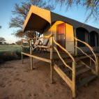 Tented camp in Kalahari Private Reserve, South Africa